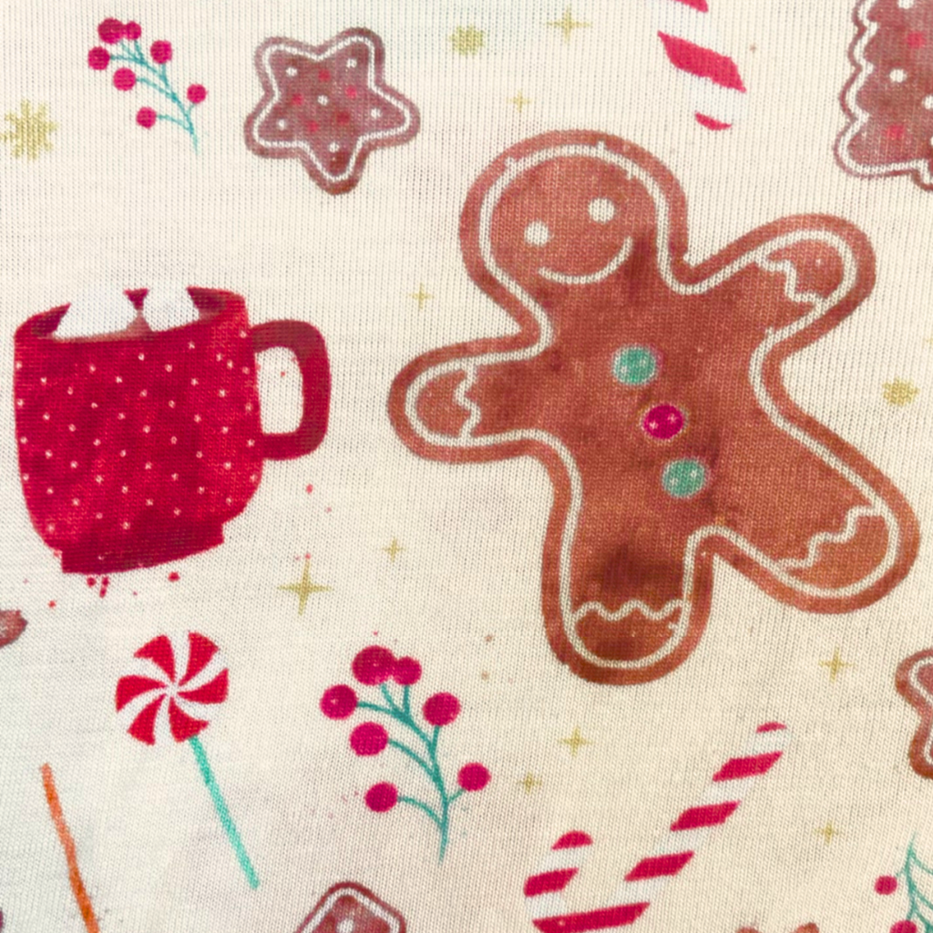 Kids Gingerbread Christmas Bamboo Pajamas – Cookie Cuddles