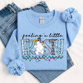 Feeling A Little Frosty Snowman Christmas Sweatshirt
