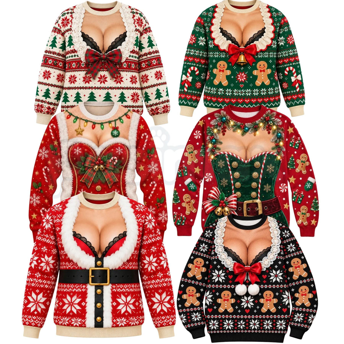 Funny Ugly Christmas Sweater – Unisex Holiday Party Jumper