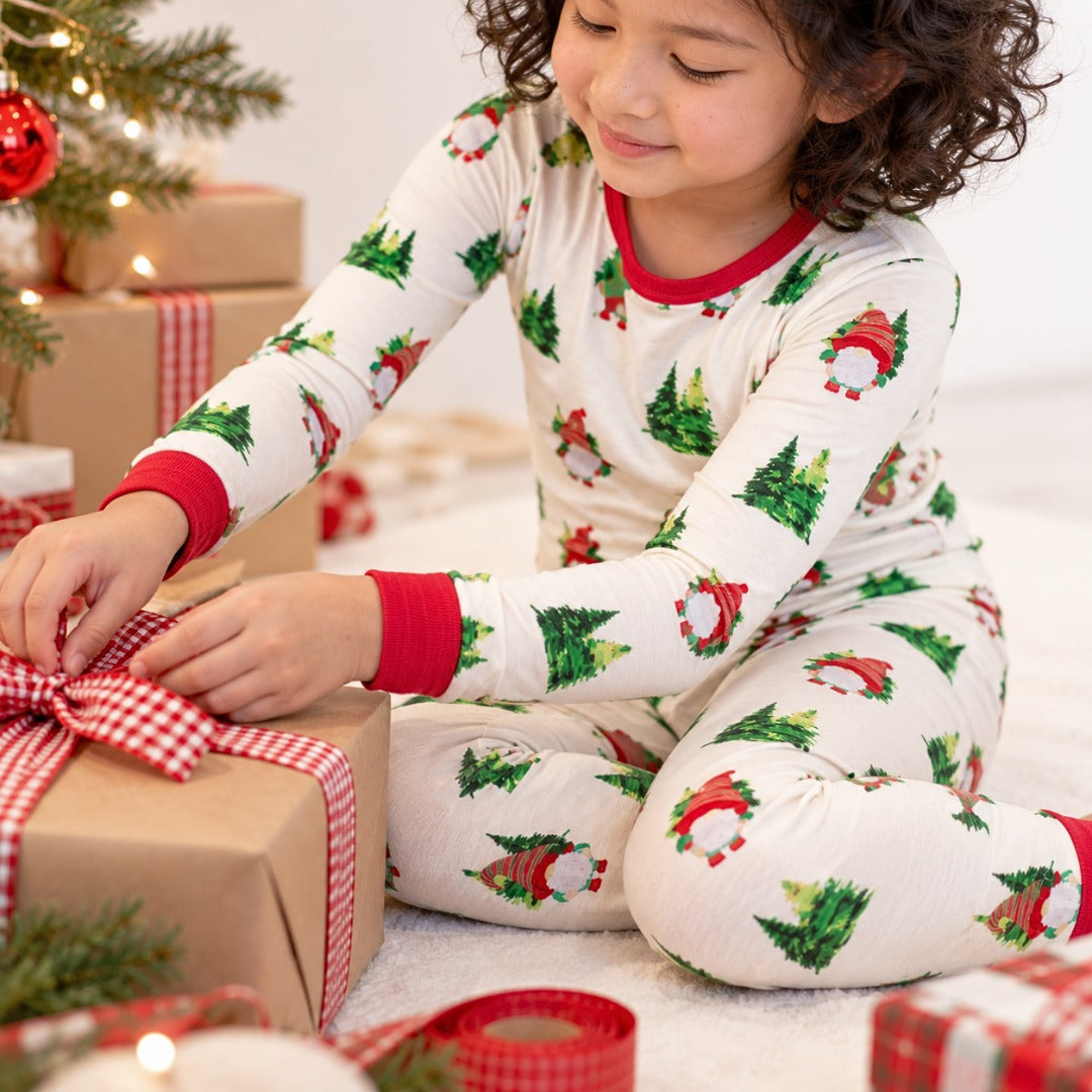 Kids' Gnome for the Holidays Christmas Pajama Set