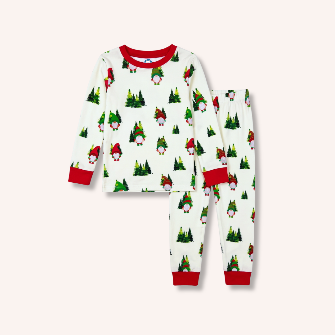 Kids' Gnome for the Holidays Christmas Pajama Set