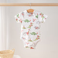 Red Dino All-Stars Organic Cotton Baby Onesie