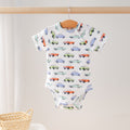 Vintage Road Trip Organic Cotton Baby Onesie