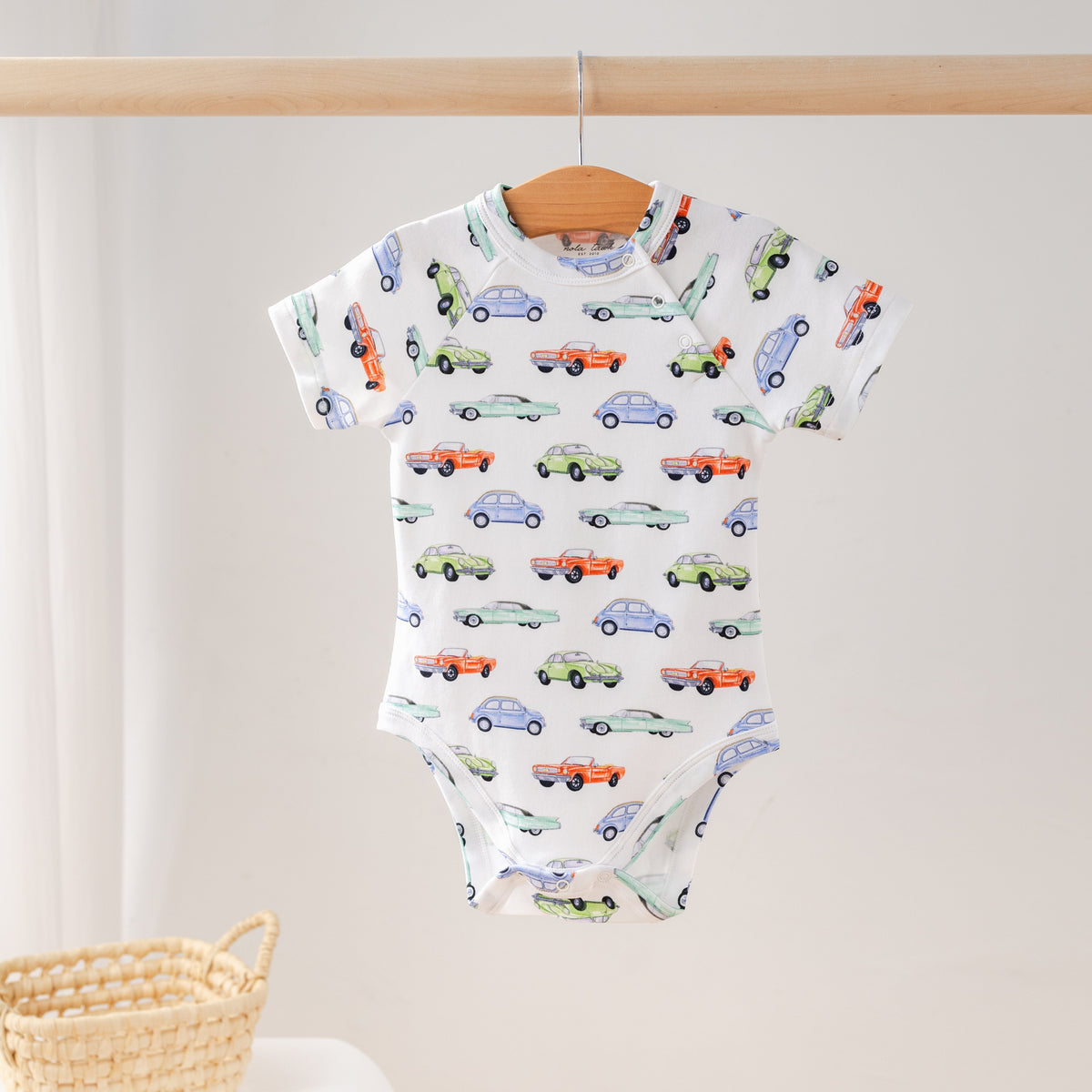 Vintage Road Trip Organic Cotton Baby Onesie