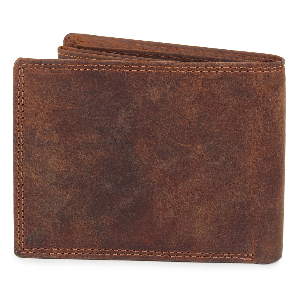 Buffalo Leather Hunter Wallet for Men