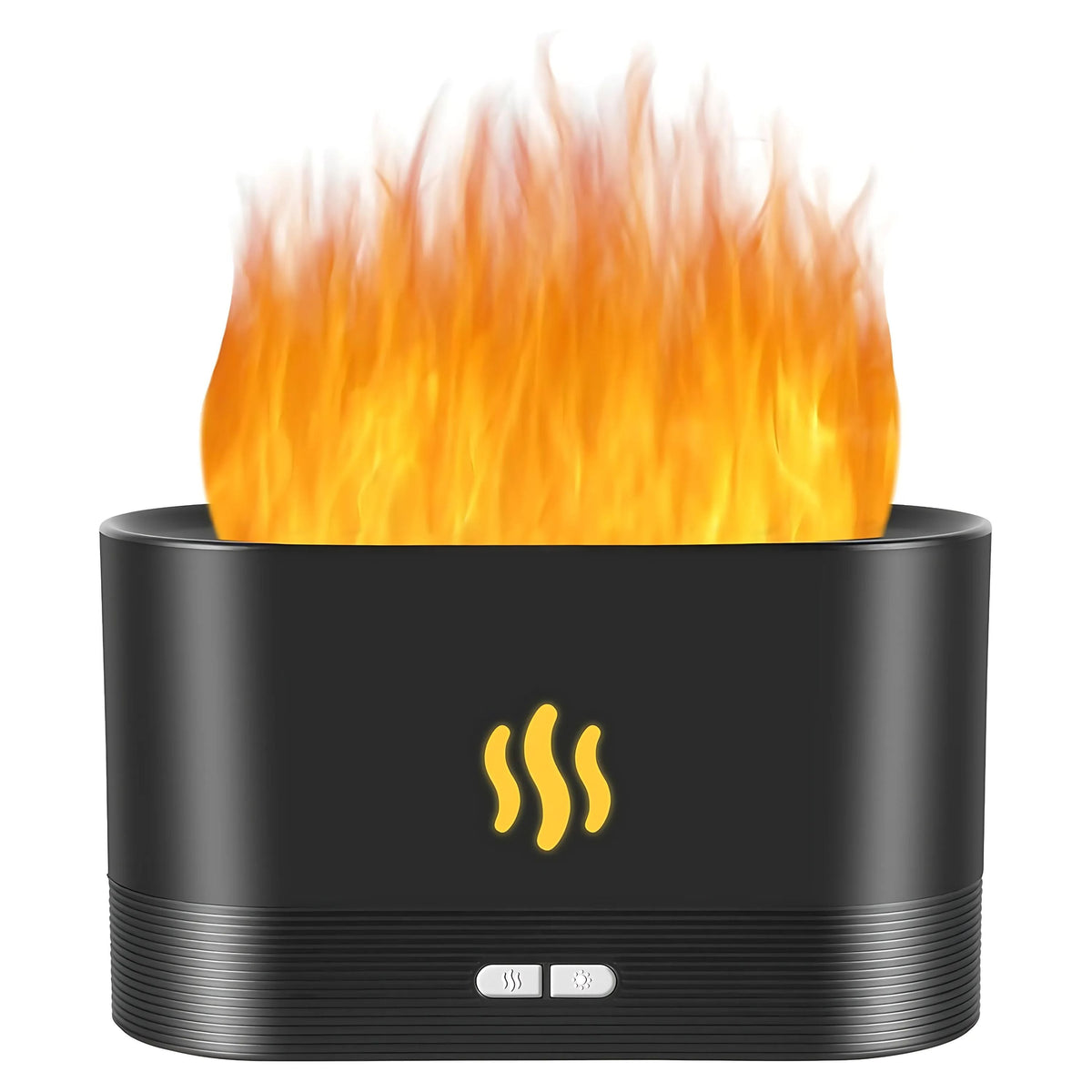 LED Flame Aroma Diffuser & Humidifier | USB | Black or White