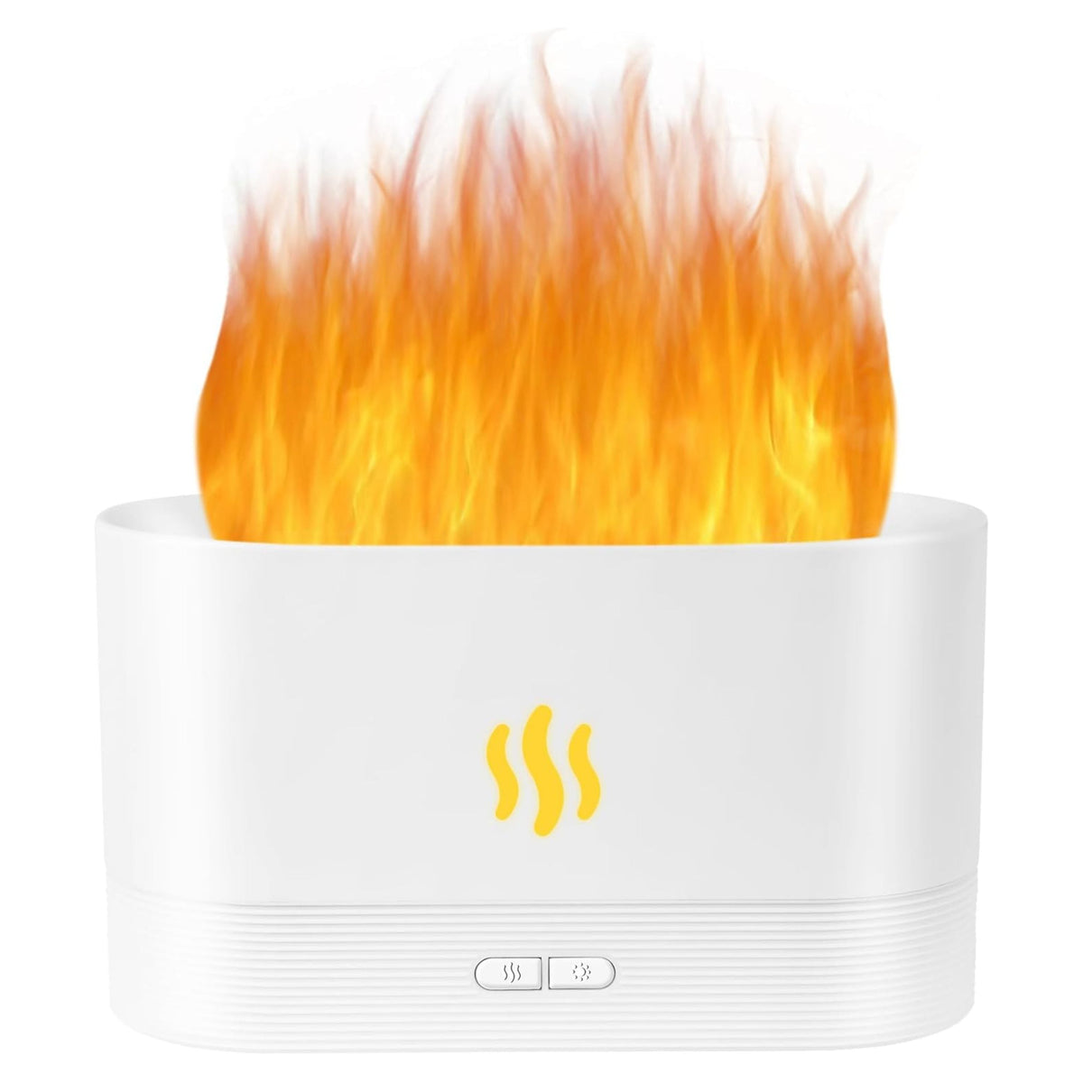 LED Flame Aroma Diffuser & Humidifier | USB | Black or White