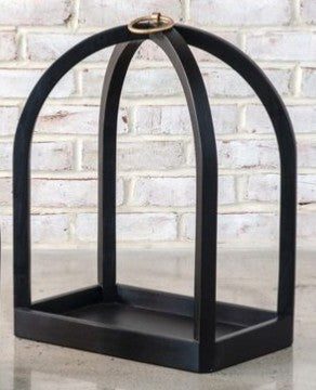 Black Wood Candle Lantern – Small or Large