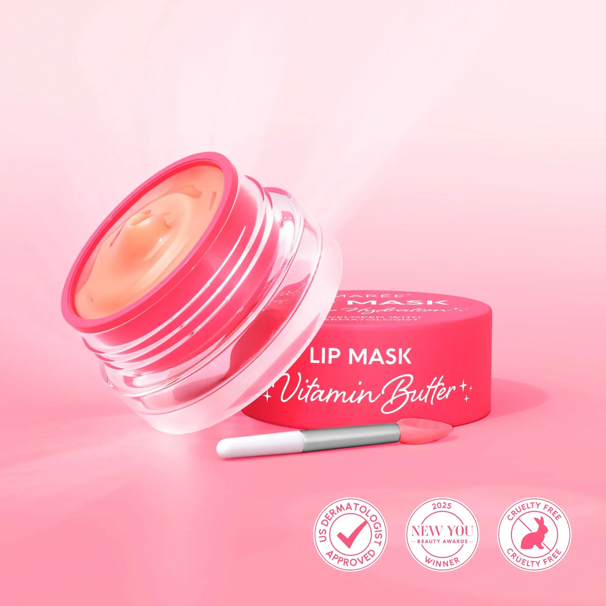 Overnight lip sleeping mask and plumping balm