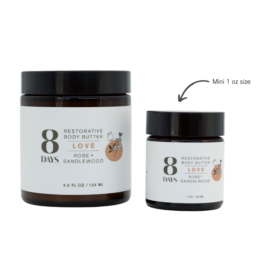 Love Whipped Organic Body Butter with Rose Petals