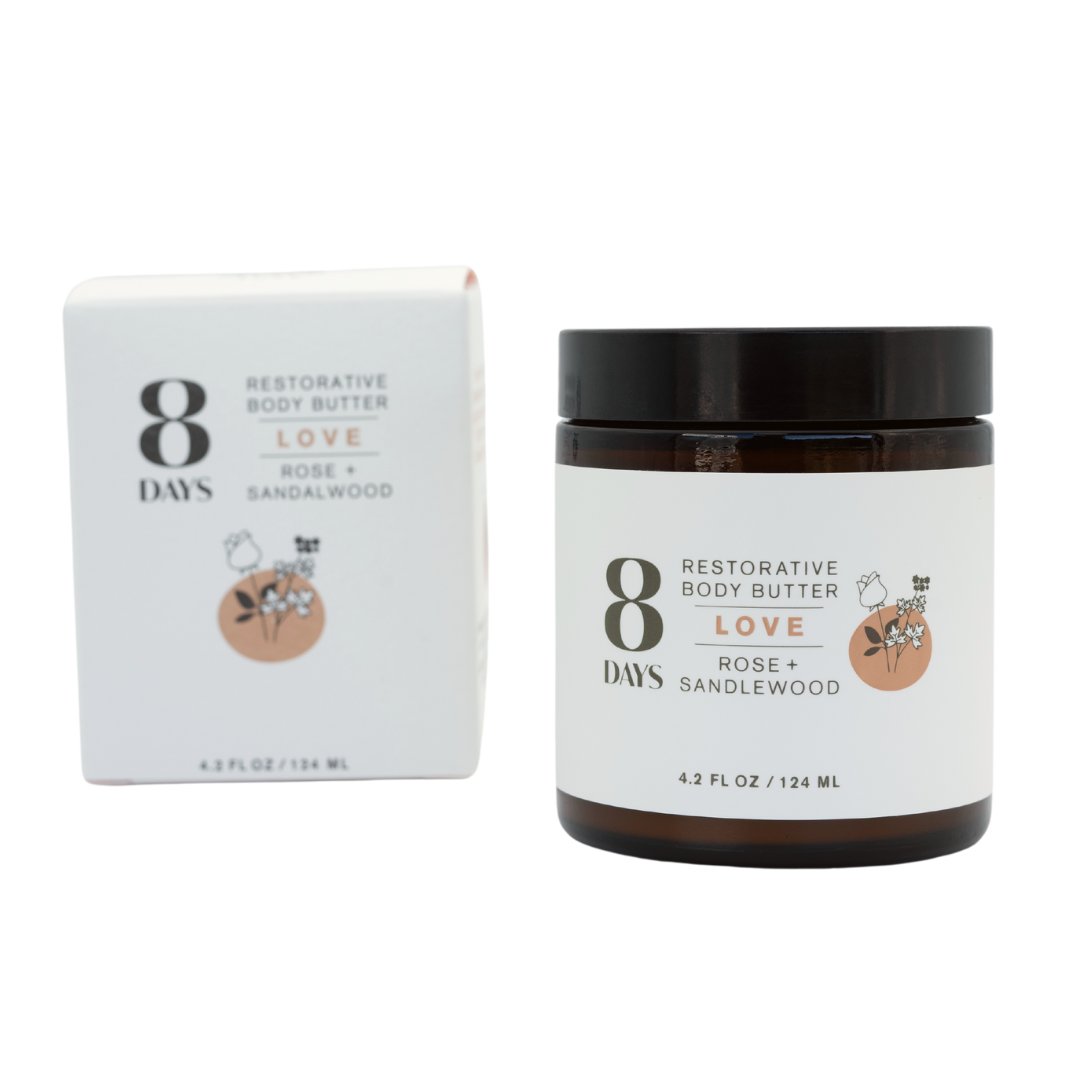 Love Whipped Organic Body Butter with Rose Petals