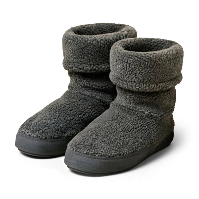 Polar Feet women's grey berber slippers