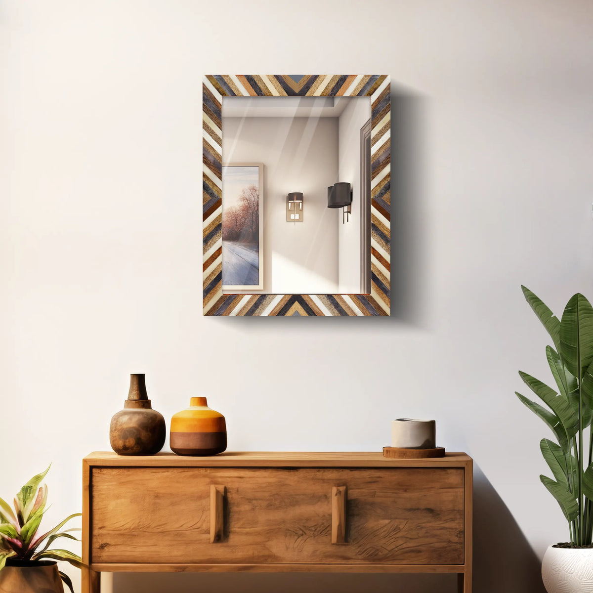 Hypno Daze Inlay Wall Mirror | 18x24 | Made to Order