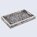 Moroccan Grey & White Decorative Tray | 3 Sizes