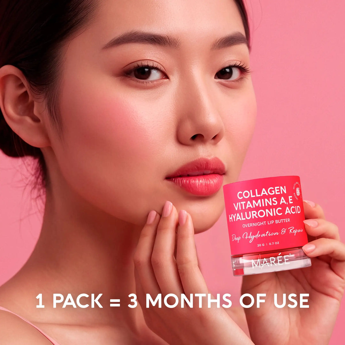 Maree Overnight Lip Sleeping Mask & Plumping Balm