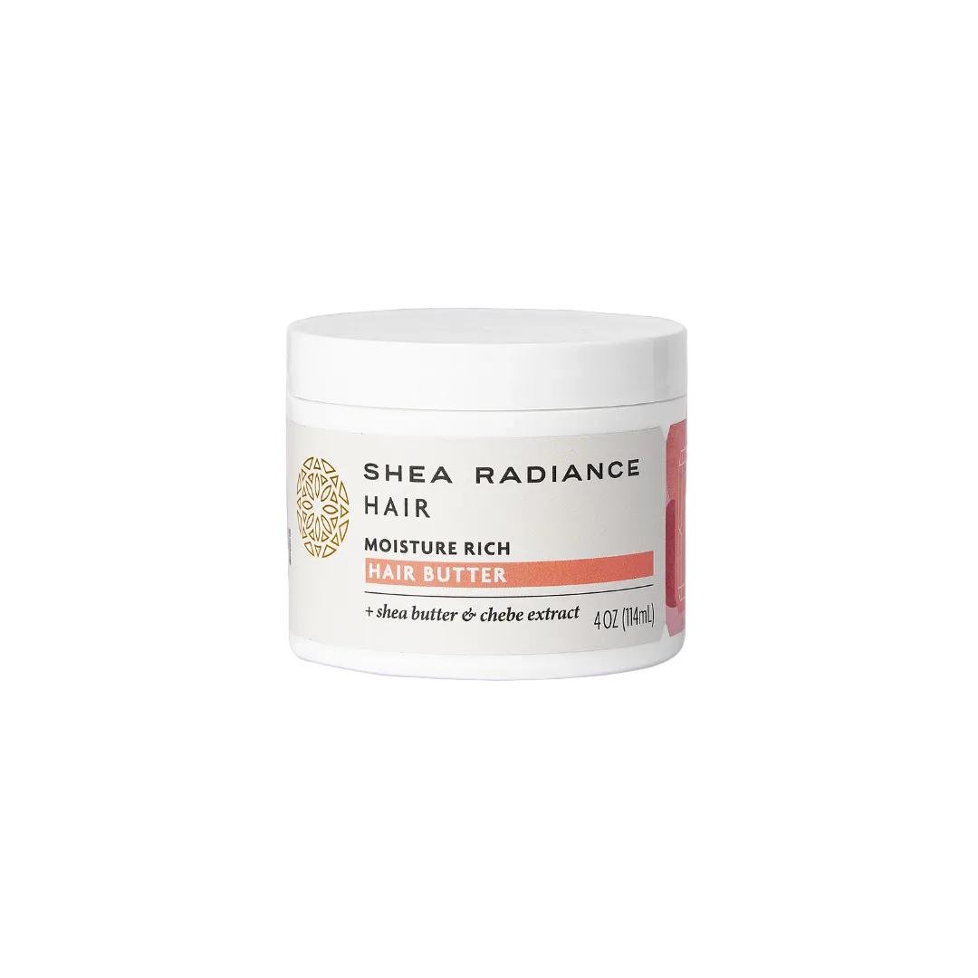 Moisture rich shea hair butter for curly hair