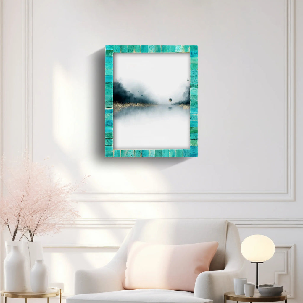Classic Green Bone Inlay Poster Frame | Multiple Sizes