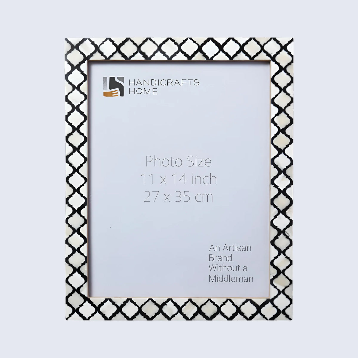 Moroccan Black Bone Inlay Poster Frame | Multiple Sizes