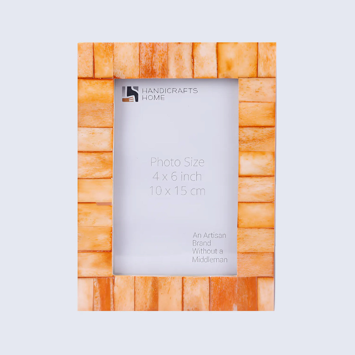 Classic Pattern Bone Inlay Picture Frame | 4x6 | 4 Colors