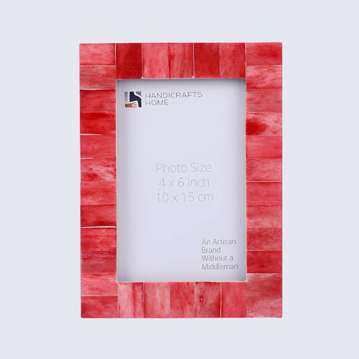 Classic Pattern Bone Inlay Picture Frame | 4x6 | 4 Colors