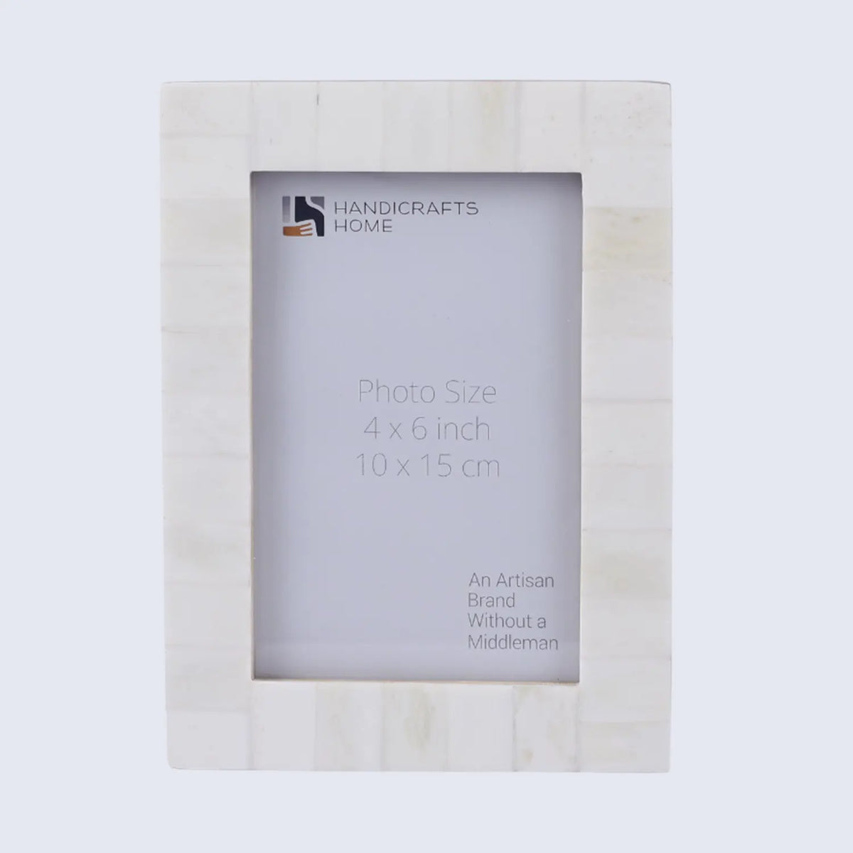 Classic Pattern Bone Inlay Picture Frame | 4x6 | 4 Colors
