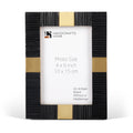 Art Deco Brass Inlay Picture Frame | 4x6, 5x7 & 8x10