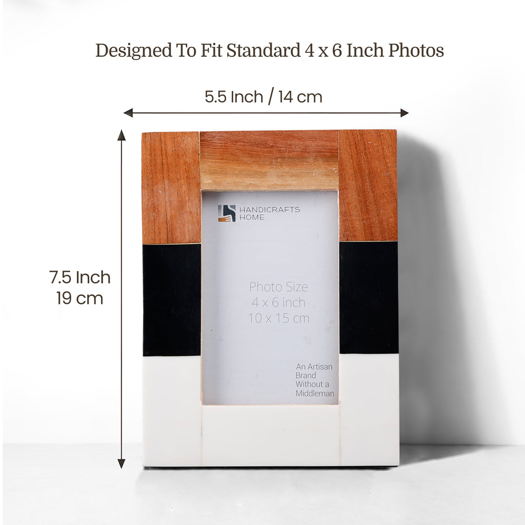 Mondrian Maple Picture Frame | 4x6 & 5x7