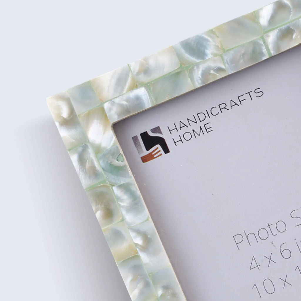 Green Mother of Pearl Inlay Picture Frame | 4x6, 5x7 & 8x10