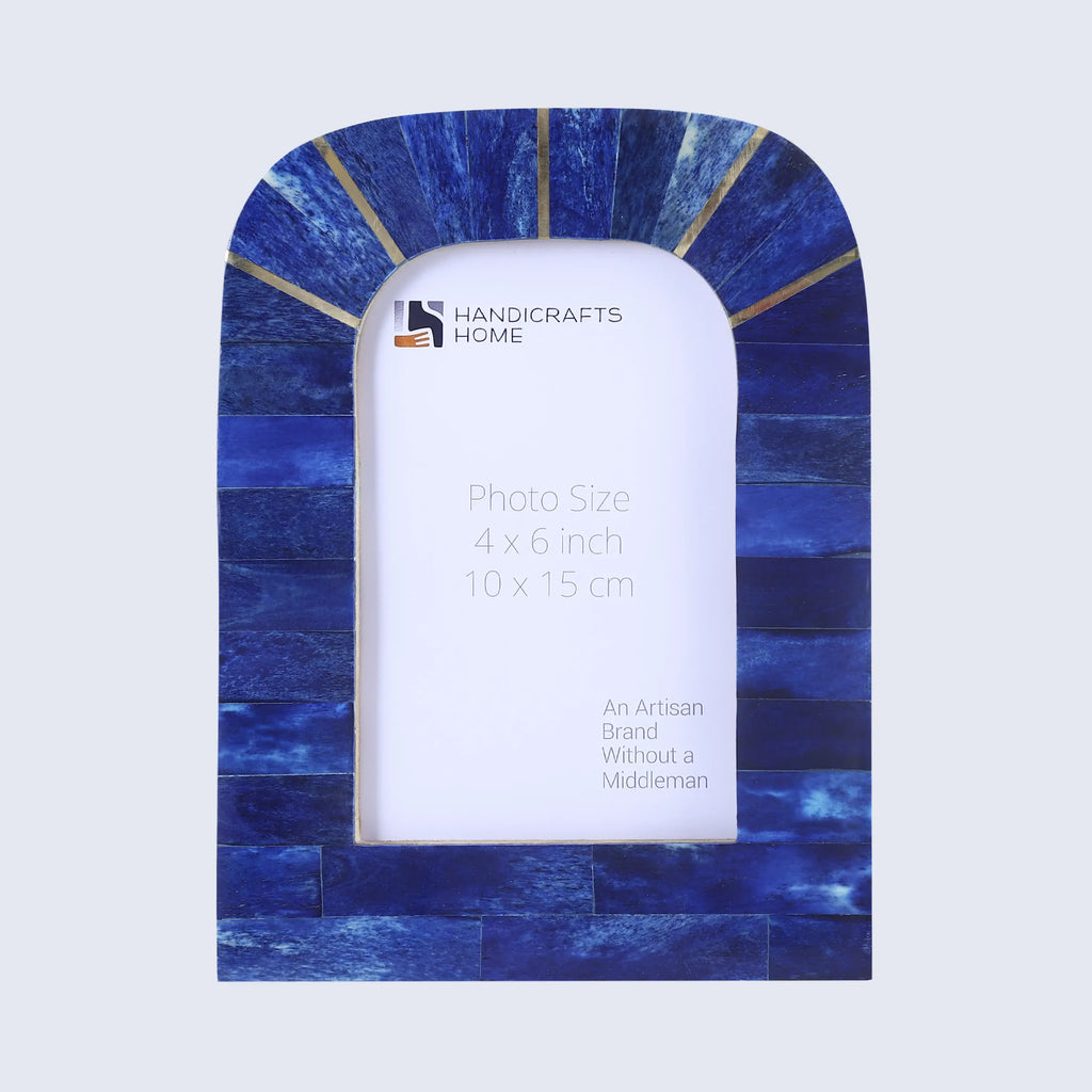 Palace Well Blue Bone Inlay Picture Frame | 4x6 & 5x7