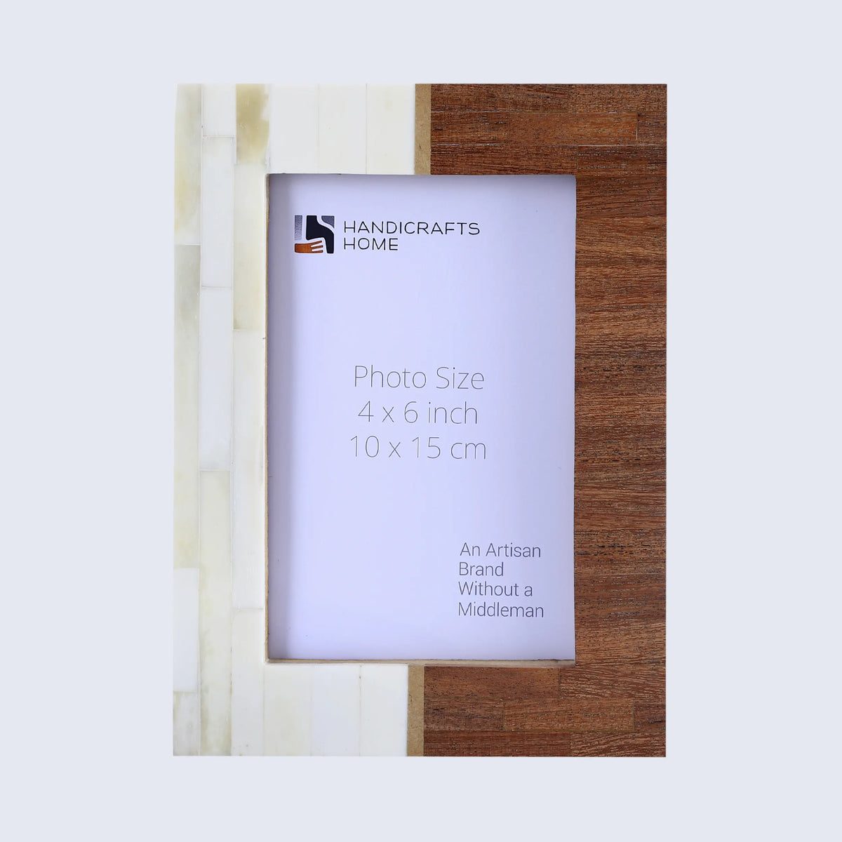 West Coast Sunset Bone Inlay & Wood Picture Frame | 4x6 & 5x7