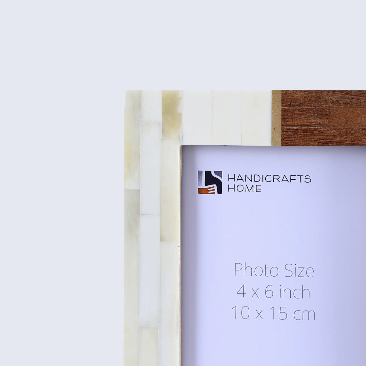 West Coast Sunset Bone Inlay & Wood Picture Frame | 4x6 & 5x7