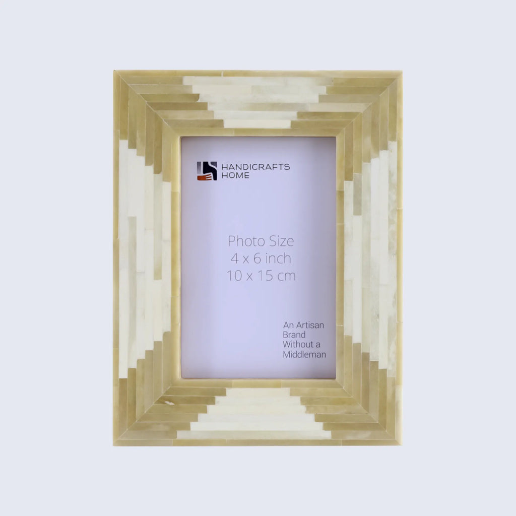 Apache Harvest White Bone Inlay Picture Frame | 4x6, 5x7 & 8x10