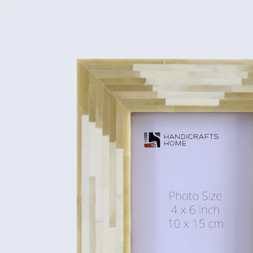 Apache Harvest White Bone Inlay Picture Frame | 4x6, 5x7 & 8x10