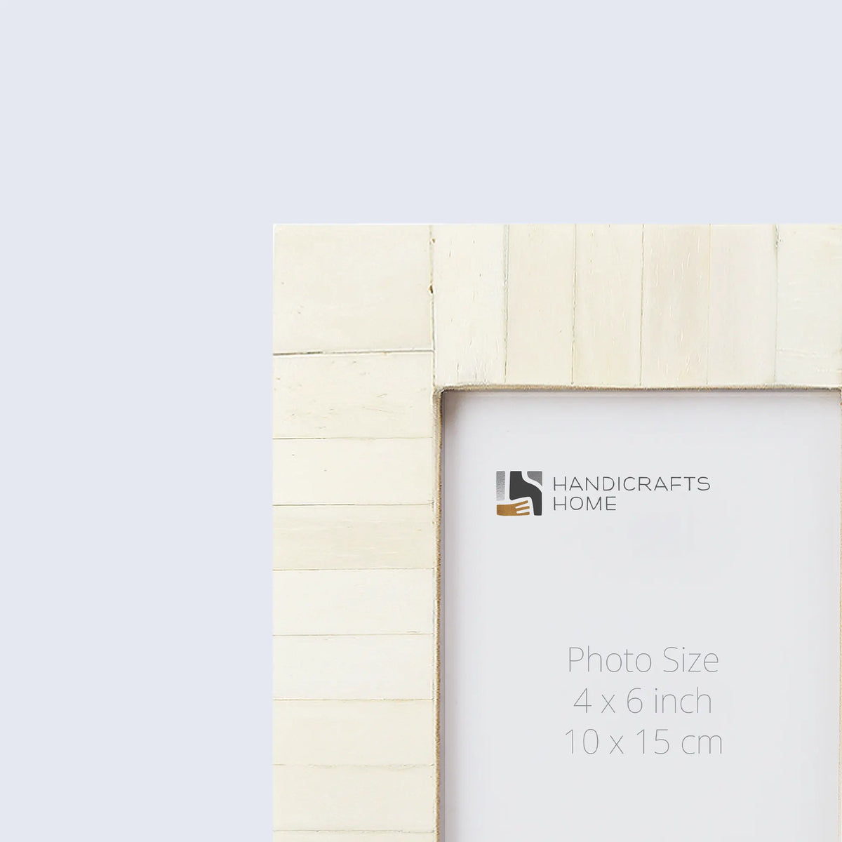 Classic White Bone Inlay Picture Frame | 4x6 & 5x7 | Made to Order