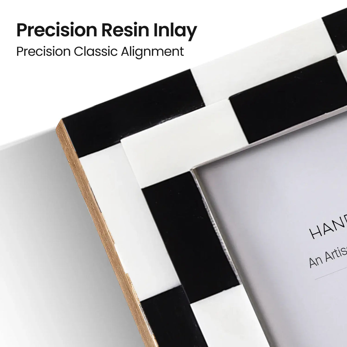 Silhouette Shuffled Multi-Color Bone Inlay Picture Frame | 4x6 & 5x7