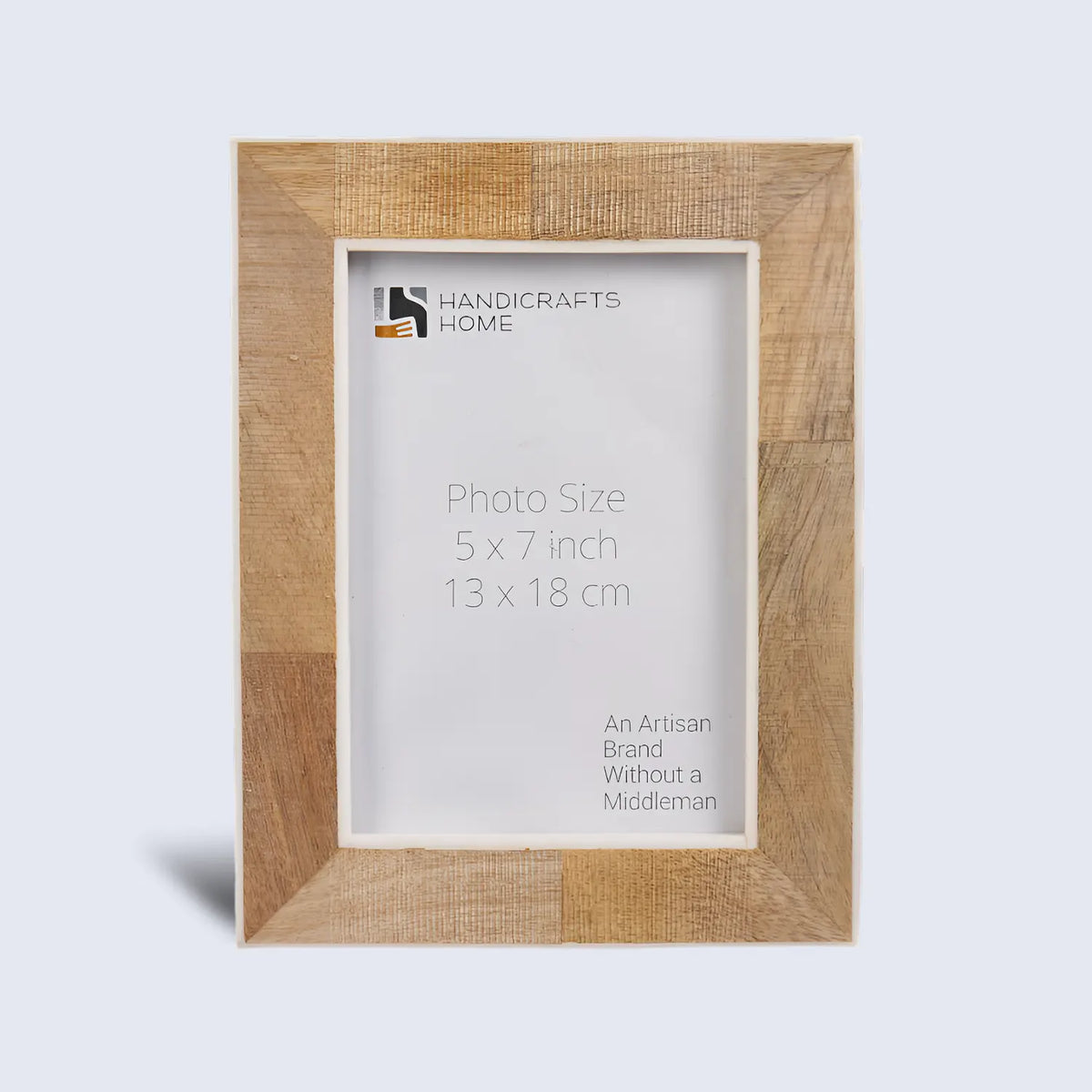 Natural Wood & Resin Inlay Picture Frame | 4x6 & 5x7
