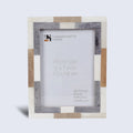 Woodstrip Tile Wood & Bone Inlay Picture Frame | 4x6 & 5x7