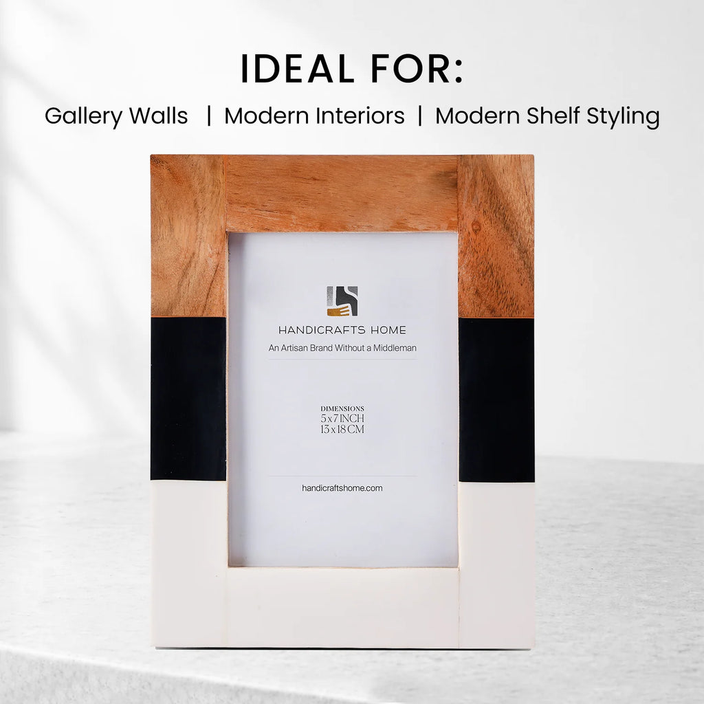 Mondrian Maple Picture Frame | 4x6 & 5x7