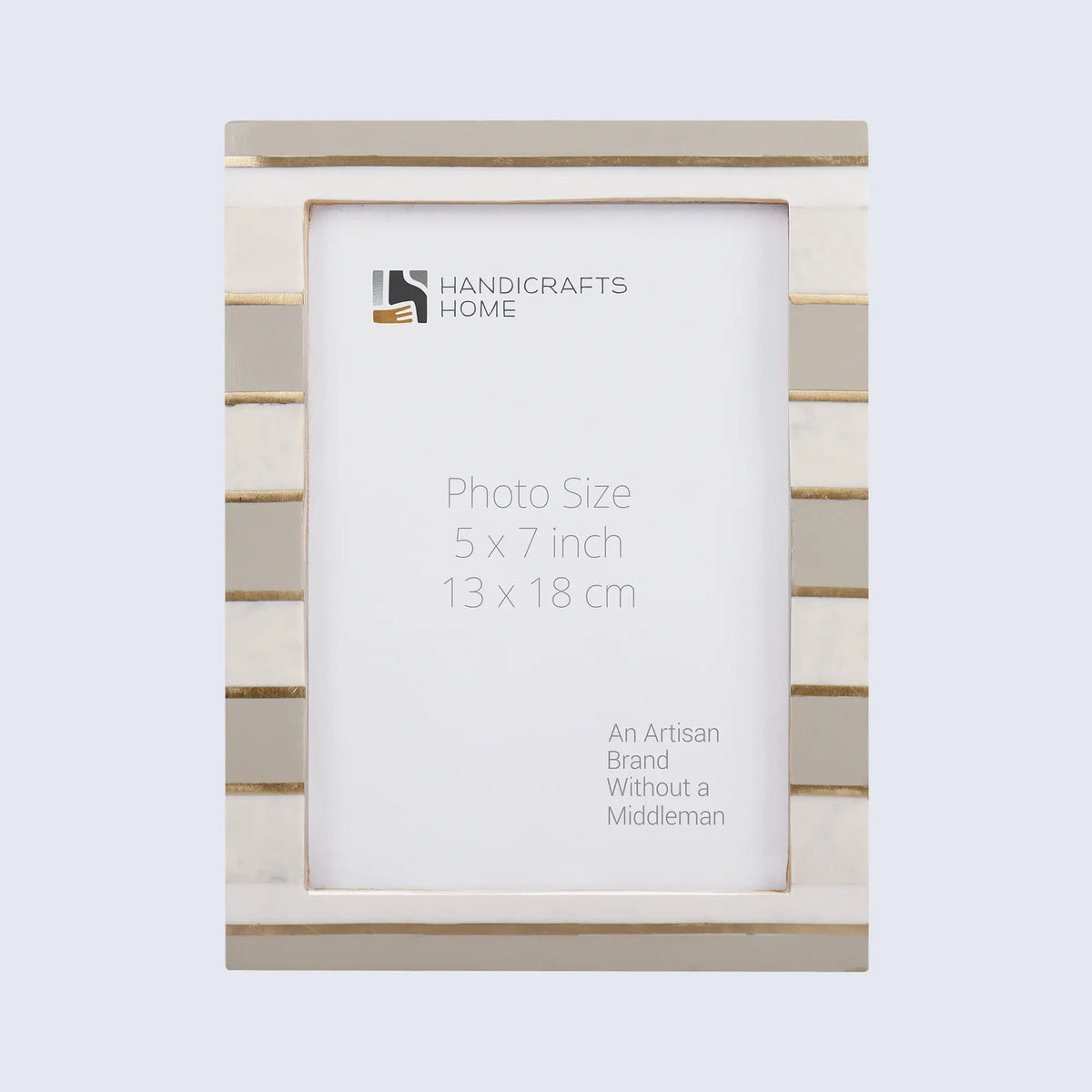 Picture Frame Contour Darado Collection Resin Inlay & Brass Gold –3 sizes