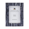 Charcoal bone inlay picture frame, 4x6, 5x7 and 8x10
