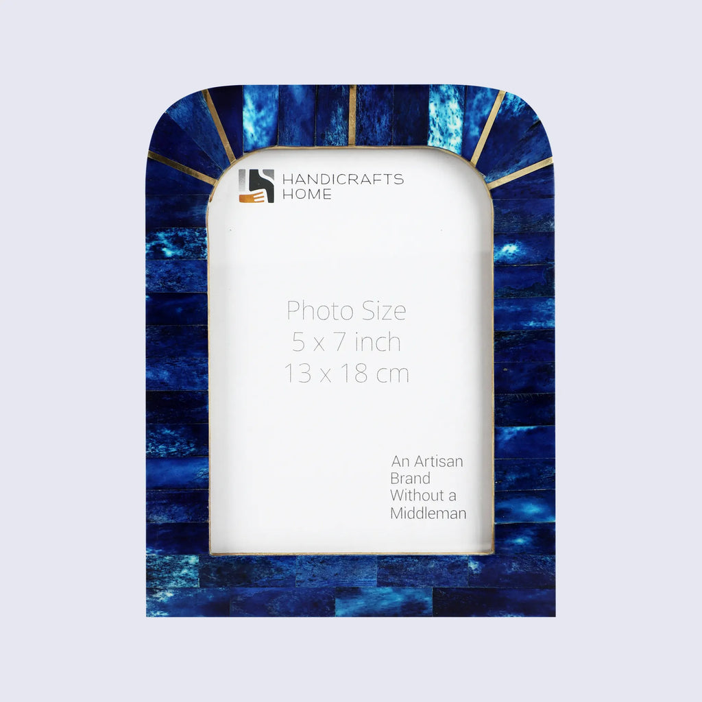 Palace Well Blue Bone Inlay Picture Frame | 4x6 & 5x7
