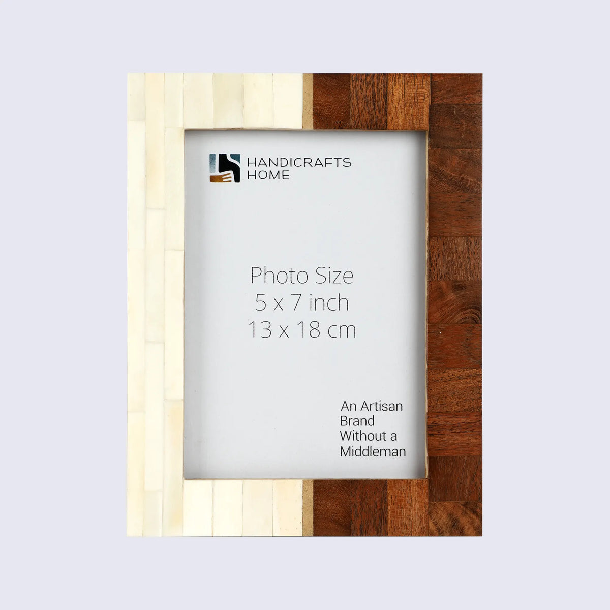 West Coast Sunset Bone Inlay & Wood Picture Frame | 4x6 & 5x7