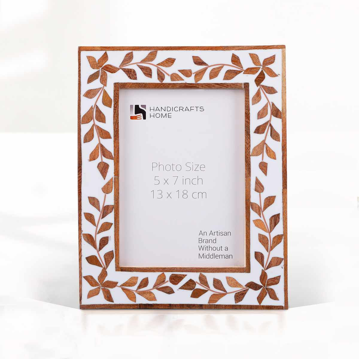Alhambra Botanical Wood & Resin Picture Frame | 4x6 & 5x7