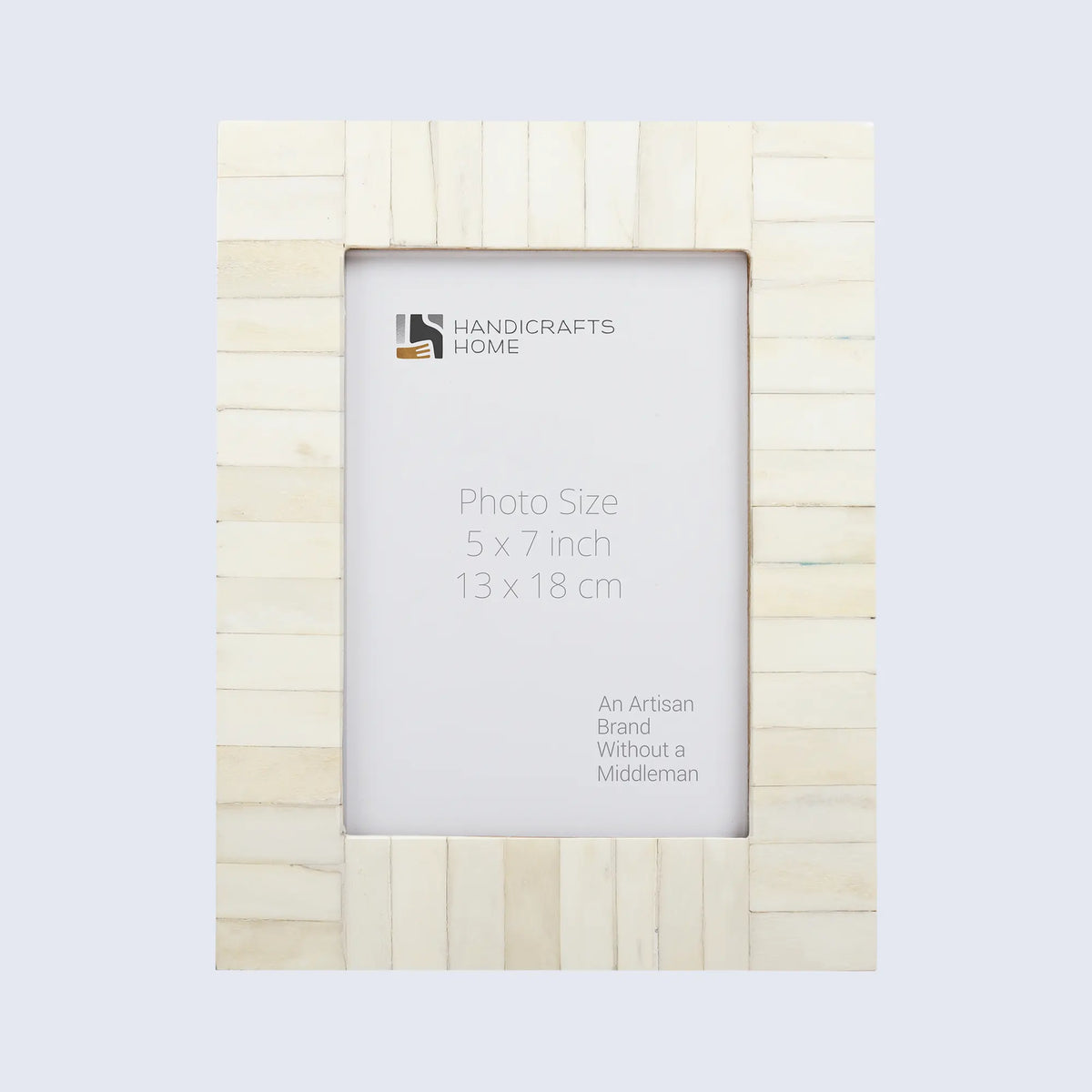 Classic White Bone Inlay Picture Frame | 4x6 & 5x7 | Made to Order