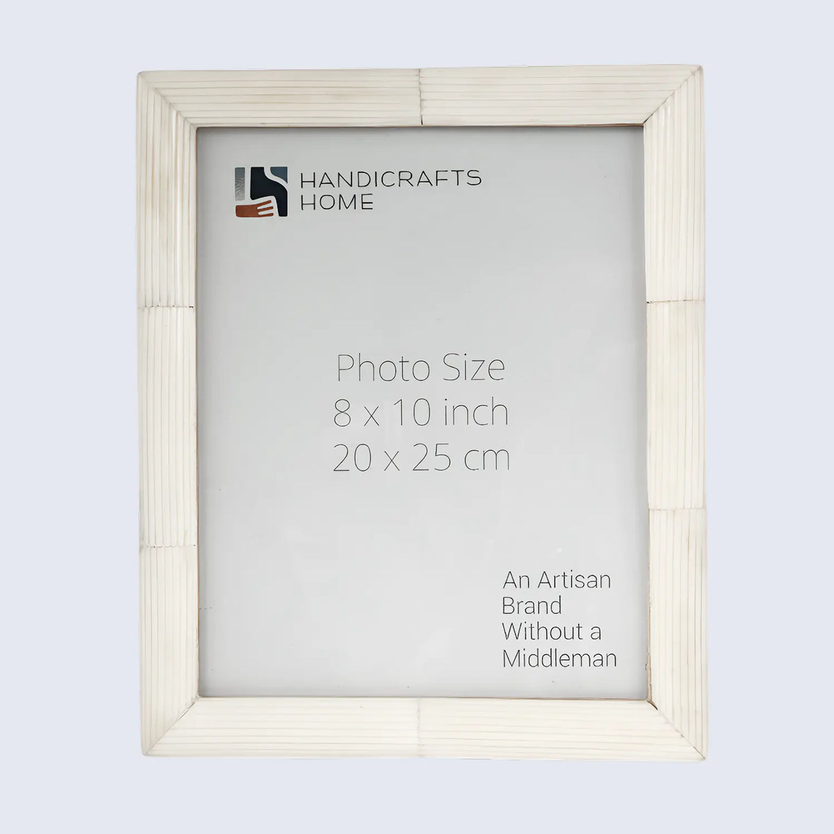 White Carved Bone Inlay Picture Frame | 4x6, 5x7 & 8x10
