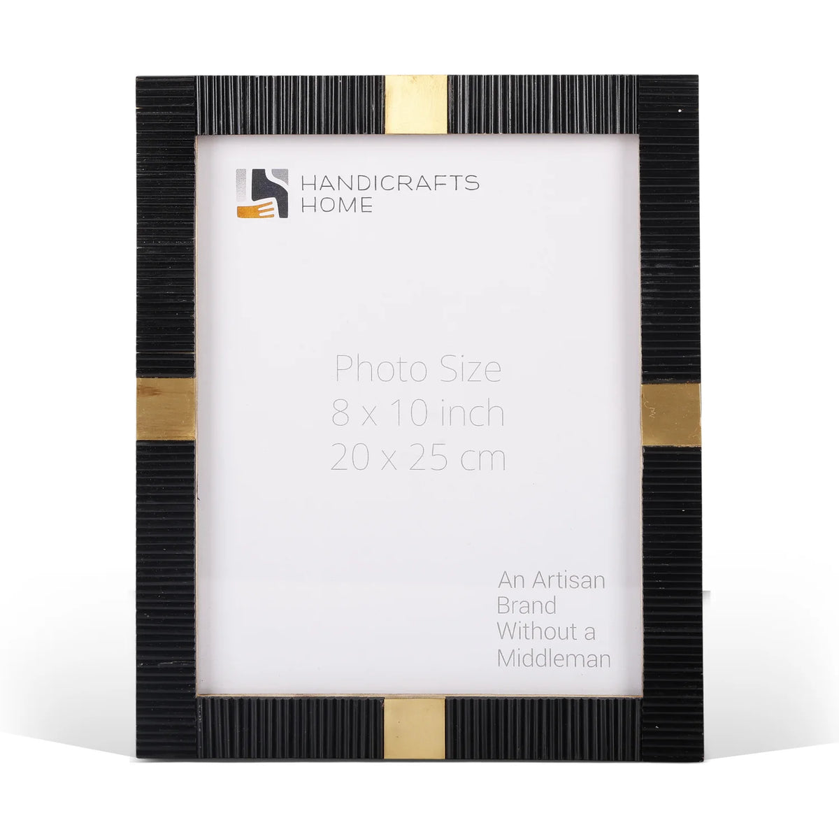 Art Deco Brass Inlay Picture Frame | 4x6, 5x7 & 8x10