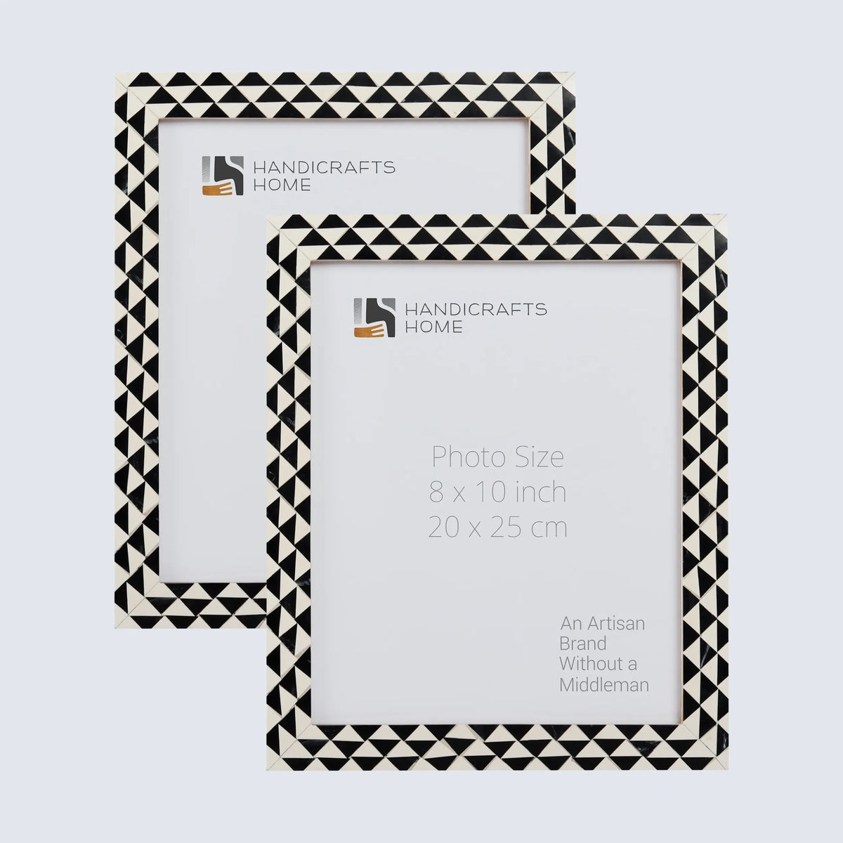 Marquet Prism Resin Inlay Picture Frames | Pack of 2 | Multiple Sizes