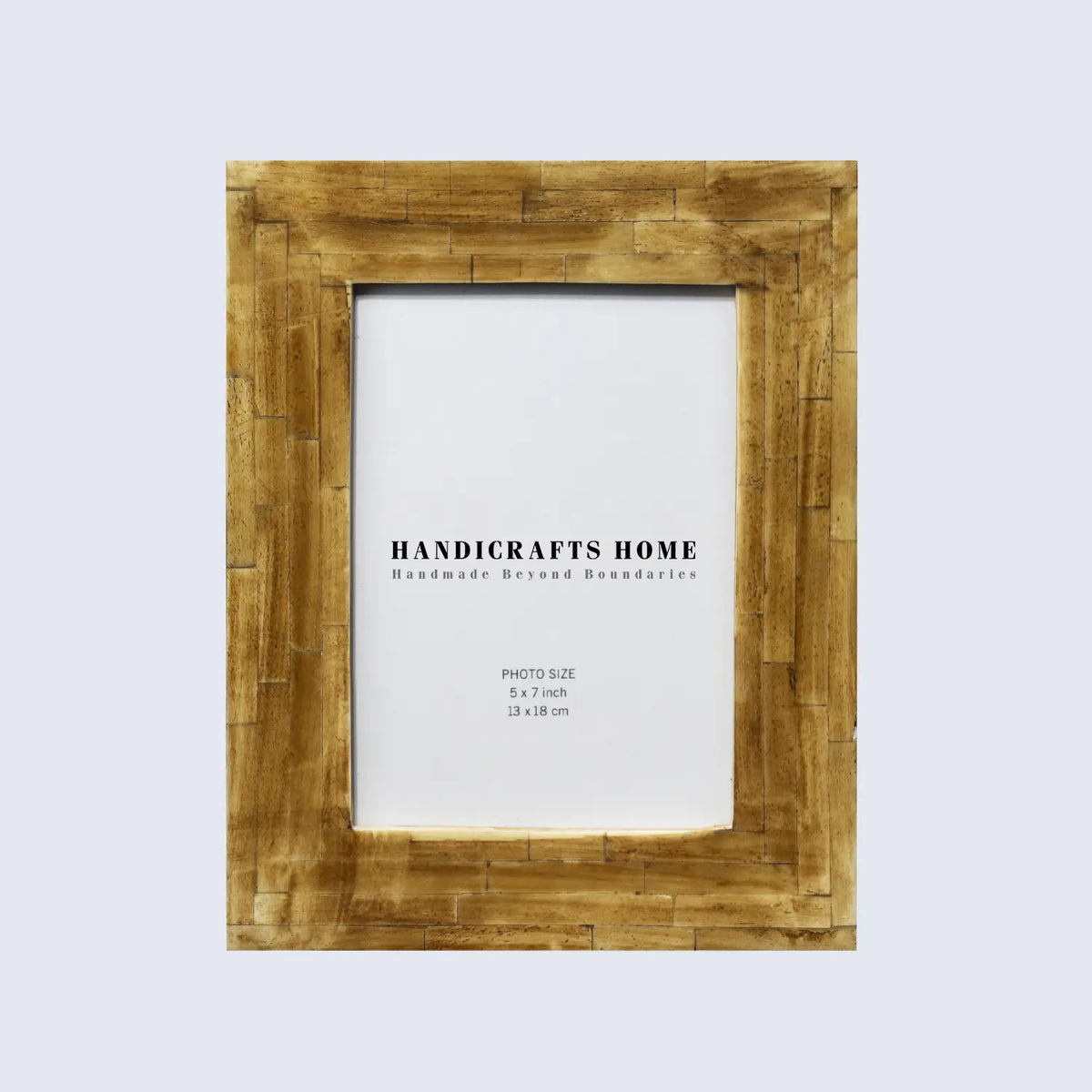 Antique Brown Bone Inlay Picture Frame | 4x6 & 5x7