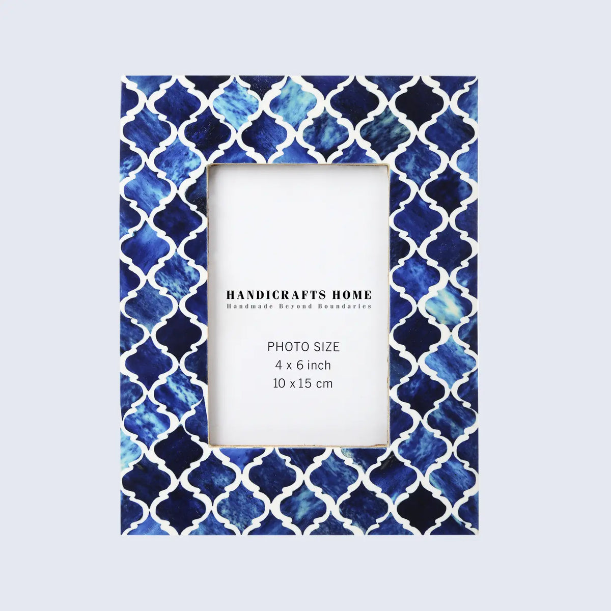 Moroccan Bone & Resin Inlay Picture Frame | Multiple Colors & Sizes