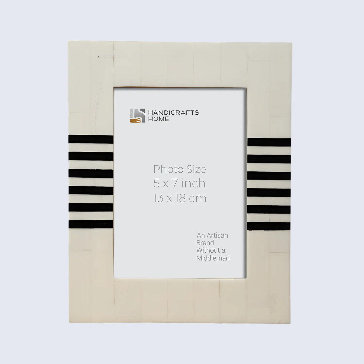 Contour Lado Black & White Picture Frame | 4x6 & 5x7 | Made to Order